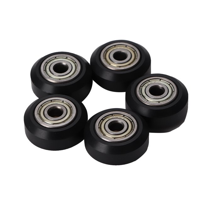 5 Piezas De Bajo Ruido Con Polea De Plástico Para Impresora De Rodamientos 625ZZ, Rueda Pasiva De Impresora 3D, Para La Mayoría De Los Accesorios De Impresora 3D ANGGREK 3D Printer POM Wheel