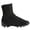 Black#0629-195, variant on 1 Pair Elastic Cleat Spats Sand Proof Shoe Sleeves Anti-Dirt Foot Covers for Soccer Baseball Softball Training Sports