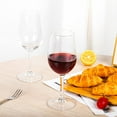 thumbnail image 3 of Ratrabas Wine Glasses Set of 4 Clear Red White Wine Glass Goblets Crystal Stemware, 3 of 7