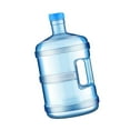 thumbnail image 3 of S SERENABLE Contenants d'Eau Baril d'Eau Transparent avec Poignée pour Camping Survie Extérieur 3 L, 3 of 9