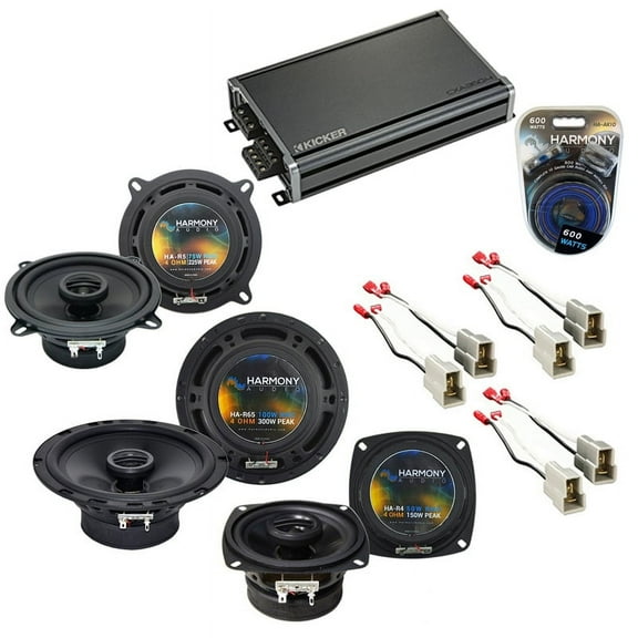 Fits Volkswagen Euro Van 93-99 Speaker Upgrade Harmony Speakers & CXA360.4 Amp