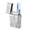 Silver, variant on openpig Torch Lighter, Dual Flame Mode Classic Lighter, Jet Torch Lighter Soft Flame Lighter 2 in 1 Windproof Refillable Butane Lighter for Men Dad Husband Collect, Black