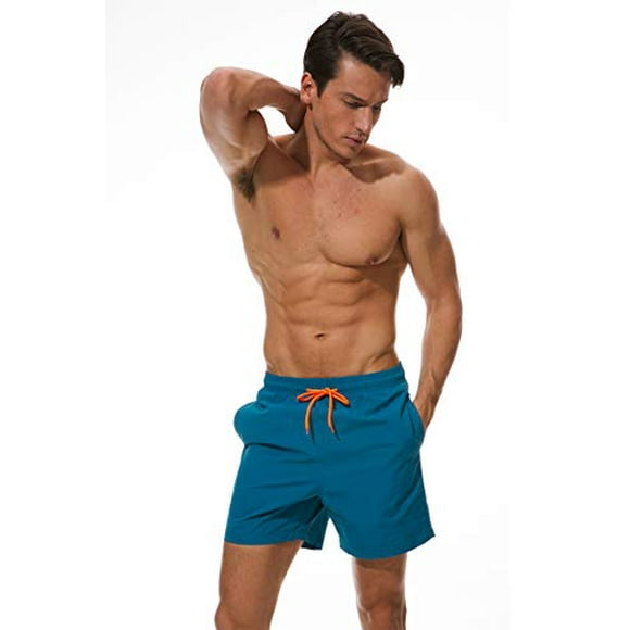 Swimming Shorts/Trunks for Men, Quick Dry Material, Lightweight Comfortable and Breathable Material – Various Sizes, Outdoor Sports, Swimming, Beach Party and More
