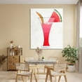 thumbnail image 3 of Stupell Industries Modern Summer Cocktail Watermelon Slice Canvas Art, 36 x 48, by Lorenzo Collective, 3 of 8