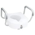 CintBllTer EZ Lock Raised Toilet Seat With Handles, 5" Toilet Seat
