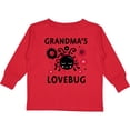 thumbnail image 3 of Inktastic Valentine's Day Grandma's Lovebug Girls Long Sleeve Toddler T-Shirt, 3 of 5