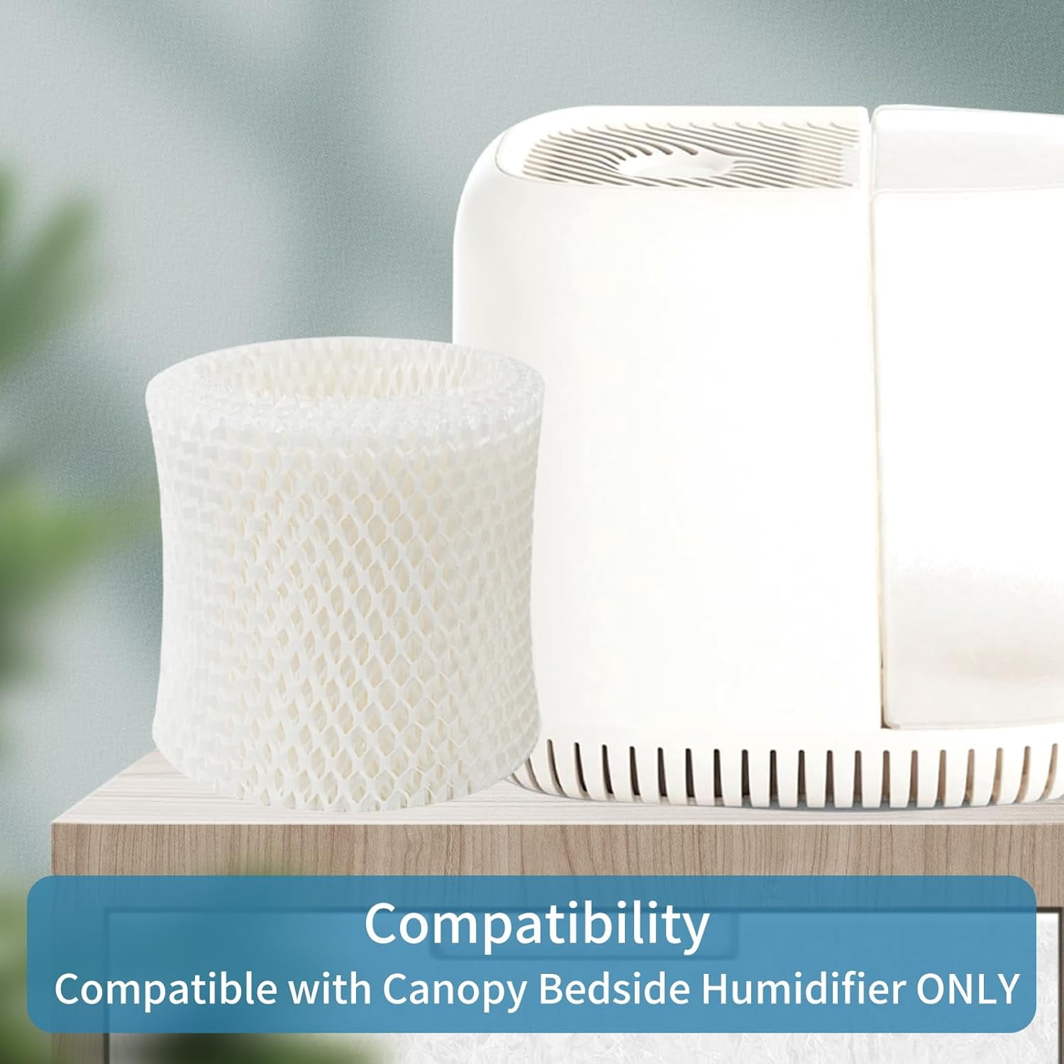 JJEAN-3-Pack Humidifier Filter Compatible with Canopy Bedside Humidifier, Long Life Span, Replace Canopy Filter