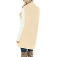 thumbnail image 7 of BLTIBY Winter Vest Coats for Women Puffer Winter Fall V Neck Jacket Lady Warm Thicken Button Long Casual Sleeveless Overcoat with Pockets 2024 Beige XL, 7 of 7