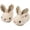 White, variant on Toddler Girls Boys Bunny Slippers Cute Plush Rabbit Kids House Shoes Soft Fluffy Winter Warm Non-Slip Slippers Indoor Outdoor