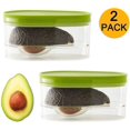 thumbnail image 1 of Paquete de 2 almacenamiento de aguacate, contenedor de aguacate, soporte para guardar aguacate, contenedor de aguacate para mantener tus aguacates frescos durante días Adepaton WMZL-713, 1 of 6