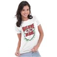 thumbnail image 3 of Christmas Santa Believe in the Beard Womens Slim Fit Graphic Tee Brisco Brands S, 3 of 5