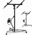thumbnail image 5 of Acekid 16 Ft Drywall Lift Drywall Rolling Lifter Panel 150LBS Heavy Duty Sheetrock Lift with 360° Adjustable Telescopic Arm Black, 5 of 7