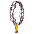 thumbnail image 1 of Collar Rosario Santa Muerte Ámbar Energía Vital, 1 of 4