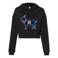 thumbnail image 1 of Womens Brady GOAT Cropped Hooded Sweatshirt, 1 of 1