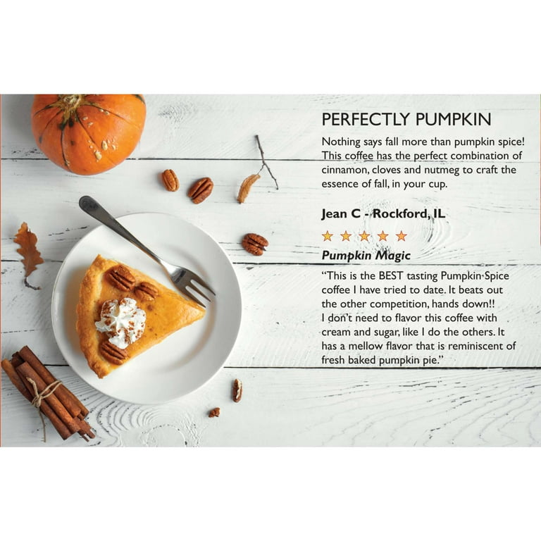 Door County Coffee Season Nut Pumpkin Spice Flavored K-Cups, Medium Roast,  10 Count - Walmart.com