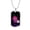 Military Chain (Gold), variant on Friggin' Alien Necklace UFO Alien Fan Dog Tag Necklace Stainless Steel 24" Chain Silver Tone or Gold Tone