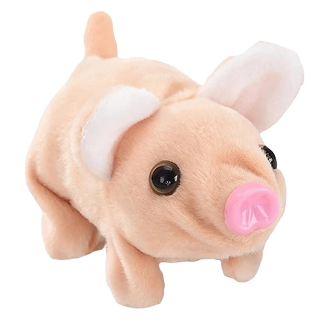 Juguete de Peluche Cerdo Strade Fareast Limited Electrónico Interactivo para Mascotas Marrón