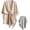 Beige, variant on Drape Shawl Pull-Through Wrap for Women, Stays in Place Loop Tab, Ultra Soft Shoulder Cozy for Evening Travel Office
