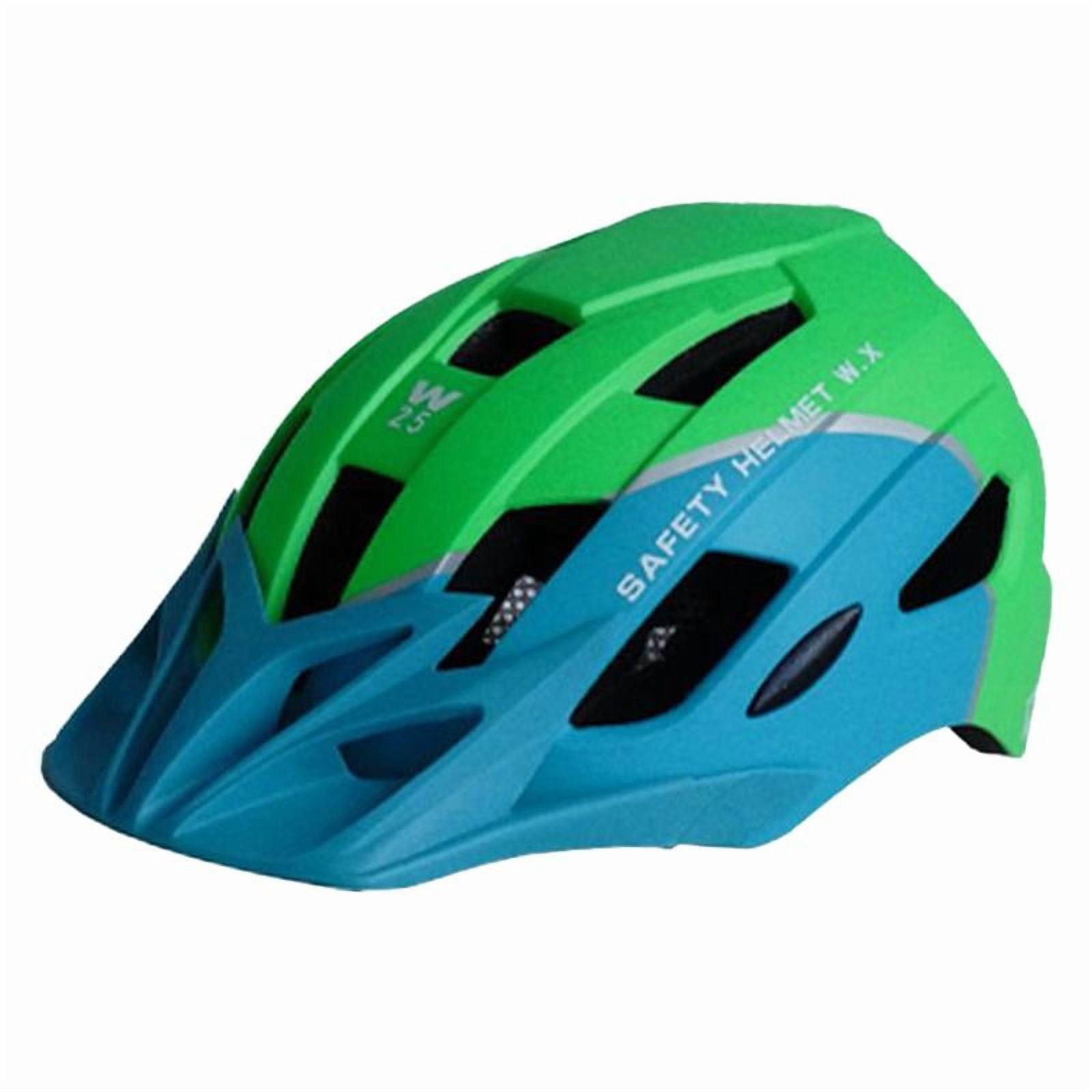 DimyFew Adjustable and Comfortable Bicycle Helmet for Daily Commuting, Cycling Equipment Green Blue