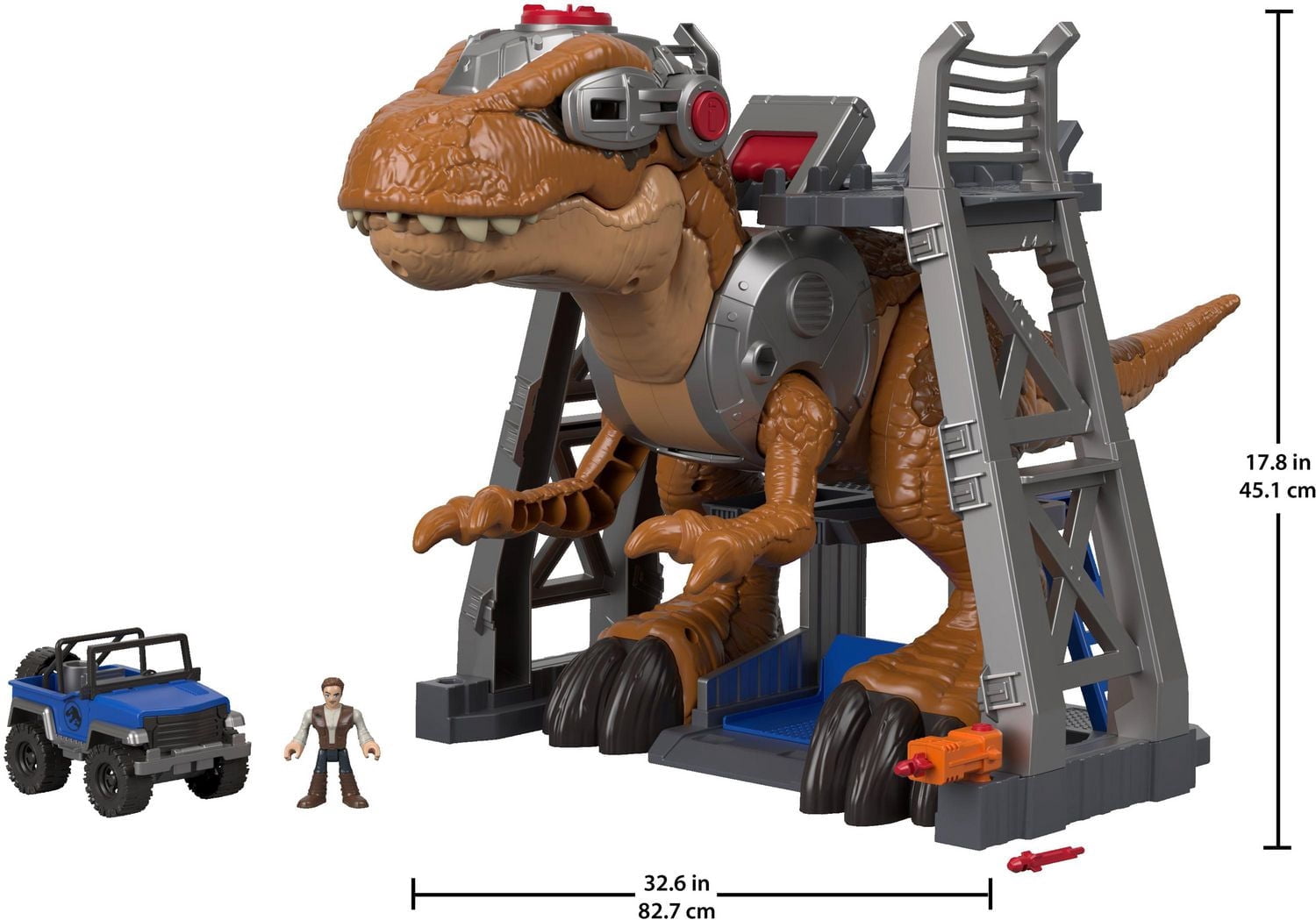 Dinosaure Jurassic Rex Monde Jurassique Imaginext de Fisher-Price