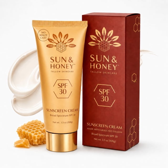 Crema solar mineral hidratante SPF 30 Sun and Honey