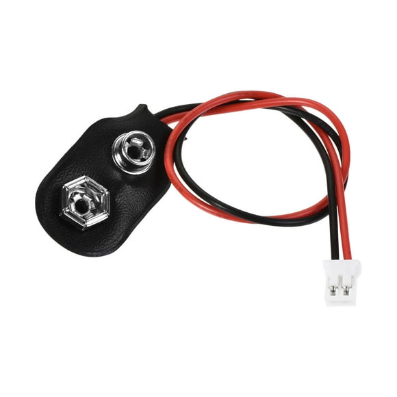 Unique Bargains 9V Battery Snap Connector I-Type to PH2.0 Connector Test Cable 5.7' Long for Electric Testing Work, 10Pcs