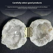 Crystal Geode Box, Valentines Day Unique Box For Proposal and Wedding, Agate Natural Geode Jewelry Box R