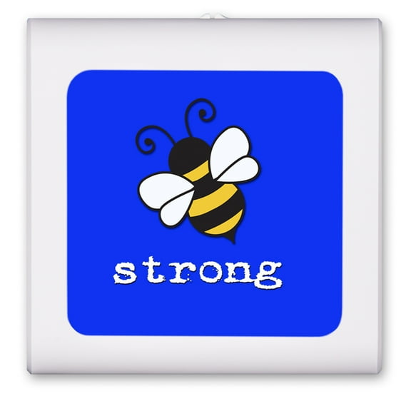 Plug in Dimmable LED Night Light with Dusk to Dawn Auto Sensor, Adjustable Brightness, Warm Light, Auto On/Off Nightlight for Bathroom, Hallway, Nursery, Bedrooms - Bee Strong