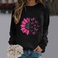 thumbnail image 2 of Nmnitkp Breast Cancer Awareness Sweatshirt Women In October We Wear Breast Cancer Print Breast Cancer Survivor Sweatshirt, 2 of 4