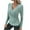 Mint Green Sweatshirts for women _a, variant on safuny Womens Long Sleeve Shirts V Neck Ribbed Knit Slim Button Lightweight Sweater Fall Tops Pink _a S