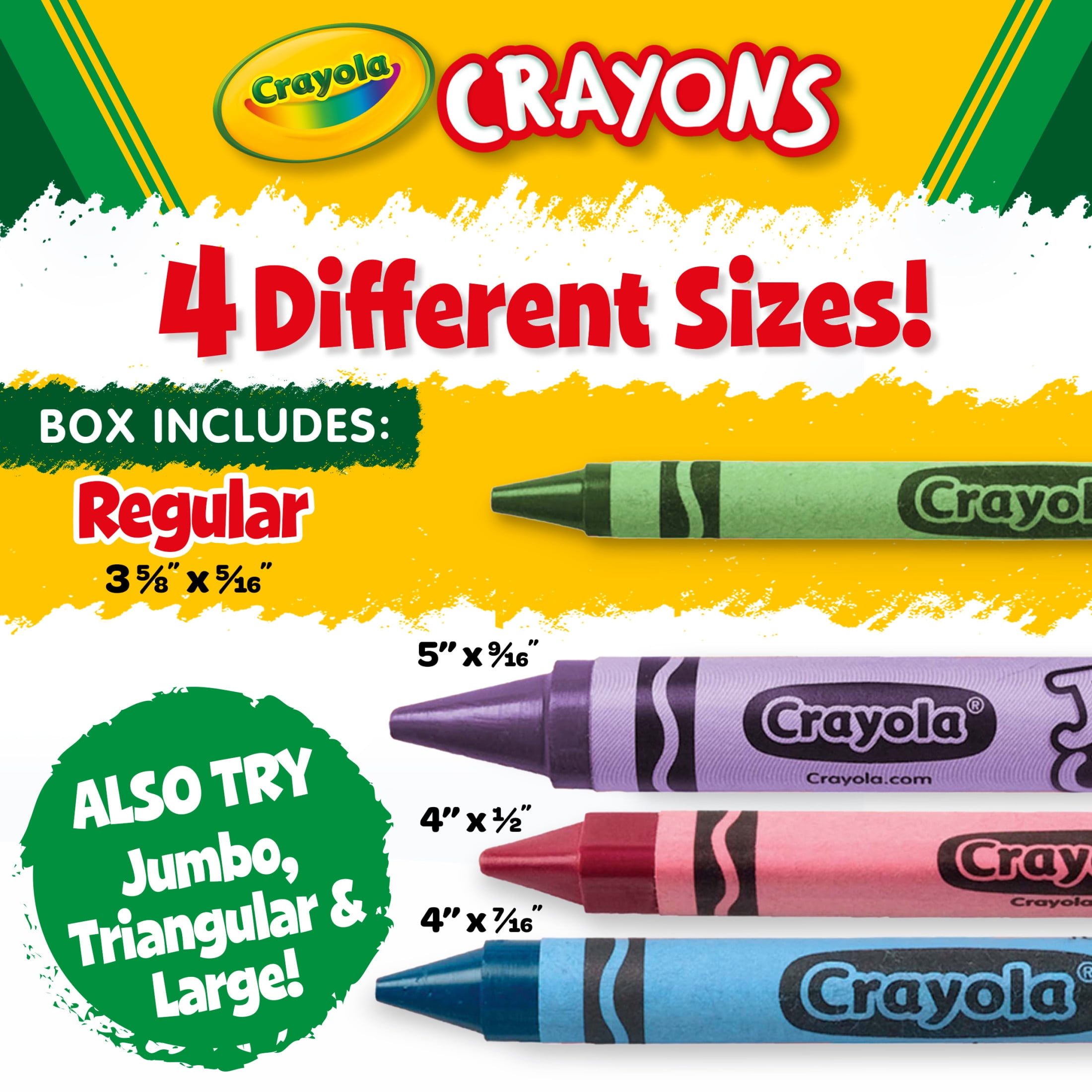 Crayola Bulk Crayons, Green, Regular Size, 12 Per Box, 12 Boxes