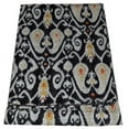 thumbnail image 2 of Indian Black Ikat Print Quilt Queen Kantha Quilt Kantha Bedspread Cotton Blanket Bed Cover Bohemian Quilt Kantha Quilt Queen Quilts, 2 of 4