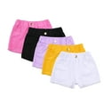 thumbnail image 7 of Little Girls Ripped Denim Shorts Kids Solid Color High Elastic Waist Jeans Short Pants, 7 of 7
