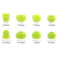 thumbnail image 3 of Alxcd Almohadillas Para Auriculares Pb3 Powerbeats 3 Sml 3 Tamaños, 6 Pares De Almohadillas De Repuesto De Silicona Y 2 Pares De Almohadillas De Doble Brida Para Beats Powerbeats2 Pb3 [8 Pares] (Verde, 3 of 5