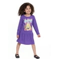 thumbnail image 6 of Def Leppard Toddler Girls Print Drop Waist Dress with Long Sleeves, Sizes 12M-5T, 6 of 10