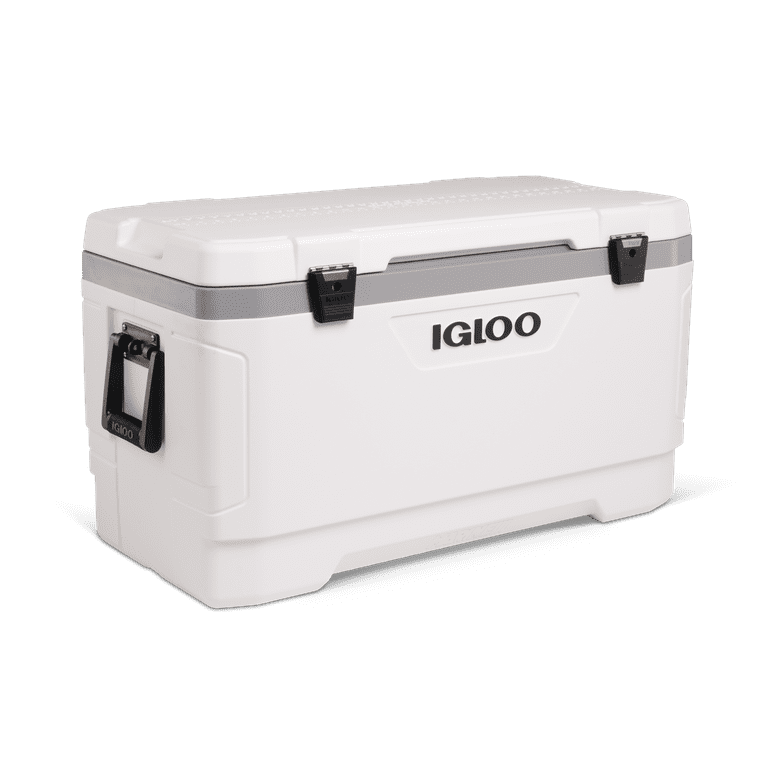 Igloo 100 QT. Latitude Marine Ultra Hard-Sided Cooler, White and