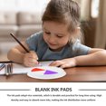 thumbnail image 4 of RUNROTOO 10Pcs Blank Ink Stamps for Crafting Plastic White with Refillable Inks, 4 of 7