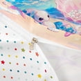 thumbnail image 4 of spefrowx Kawaii Beach Turtle Twin Duvet Cover for Girls, Pink Gloss Pearl Clam Shell Starfish Twin Bedding, Polka Dot Reversible, 2pcs, 1 Duvet Cover and 1 Pillowcase, 4 of 6