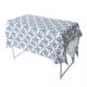 thumbnail image 5 of Mantel de lino y algodón, cubierta de mesa de estilo estampado Simple para cocina y hogar, 140x140cm, 5 of 8
