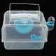 thumbnail image 2 of Casa de plástico para hámster Ratón Castillo Caja Hábitat Ratones Jaula para Azul Yuyangstore jaula de hámster grande, 2 of 8