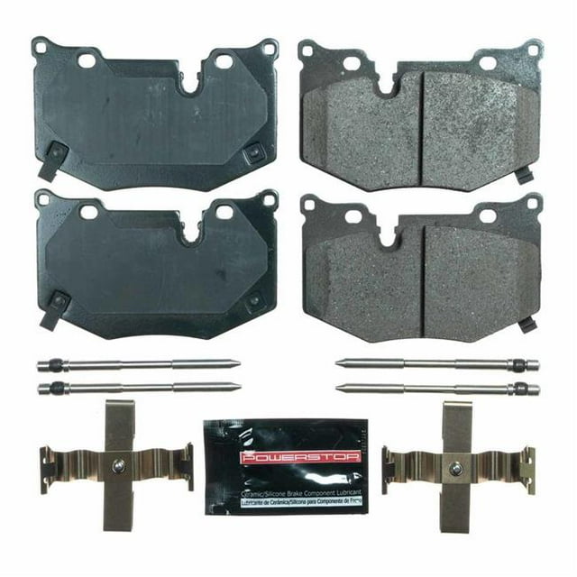 PowerStop Z23-8010 Rear Z23 Evolution Sport Brake Pads with Hardware for 2020 Chevrolet Corvette C8 Z51