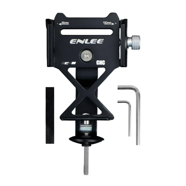 Soporte para teléfono de bicicleta Soporte para teléfono para bicicleta Soporte para teléfono móvil de aleación de aluminio y metal ajustable