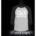 thumbnail image 2 of Shop4Ever Men's Just A Girl Who Loves Anime Raglan Baseball Shirt Large Heather Grey/Black, 2 of 4
