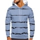 thumbnail image 1 of Sudadera con capucha para hombre, estilo casual, a la moda, con cuello redondo, bolsillos y estampado degradado, sudadera de manga larga con capucha, blusa de poliéster para hombre, 1 of 4