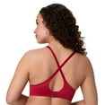 thumbnail image 3 of Bali® One Smooth U® Comfort Stretch Lace Underwire Bra DF0084 Color: Purple Mauve Size: 40 D, 3 of 4