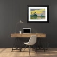 thumbnail image 4 of Charles Guilloux 24x18 Black Modern Framed Museum Art Print Titled - Landscape at Sunset (1892), 4 of 5