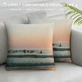 thumbnail image 3 of Orinice Sunset Graphic Decorative Cushion Throw Pillow Cover for Home Couch Living Room Bed Sofa High-Quality 1PC Printed on Both Sides 24x24in, 3 of 5