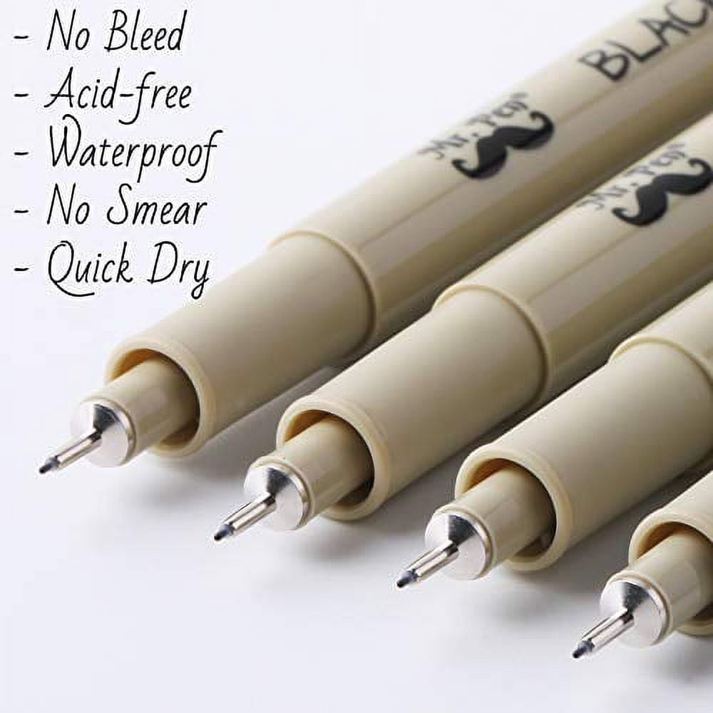 Mr. Pen- Pens, Black Pens, 12 Pack, Fast Dry, No Smear Pens, Bible Pen –  WoodArtSupply