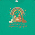 thumbnail image 4 of Inktastic Matthew 1:21 Nativity Scene the Greatest of All Boys or Girls Baby T-Shirt, 4 of 5