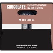 Core Power High Protein Shake, Chocolate, 42g Bottle, 14oz, 12 Pack